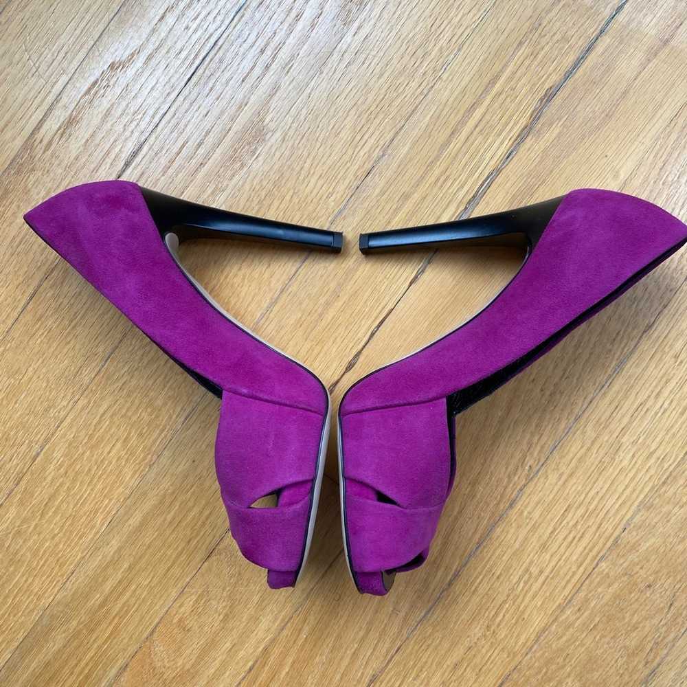 Giuseppe Zanotti Purple Suede High Heels Size 36 … - image 4