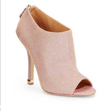 Badgley Mischka open toe booties