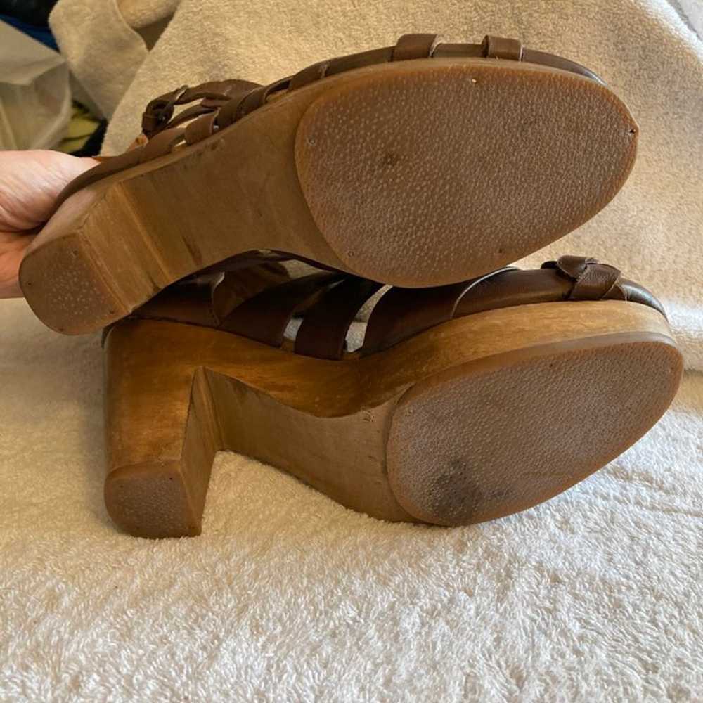 Rachel Comey Wood Platform Heels 8.5 - image 9