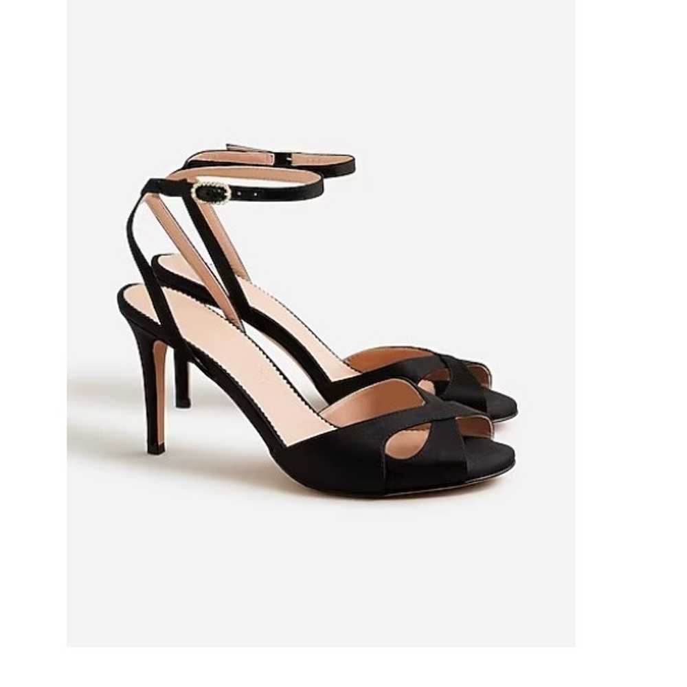 J.Crew $298 Collection Rylie Cutout Heels Italian… - image 2
