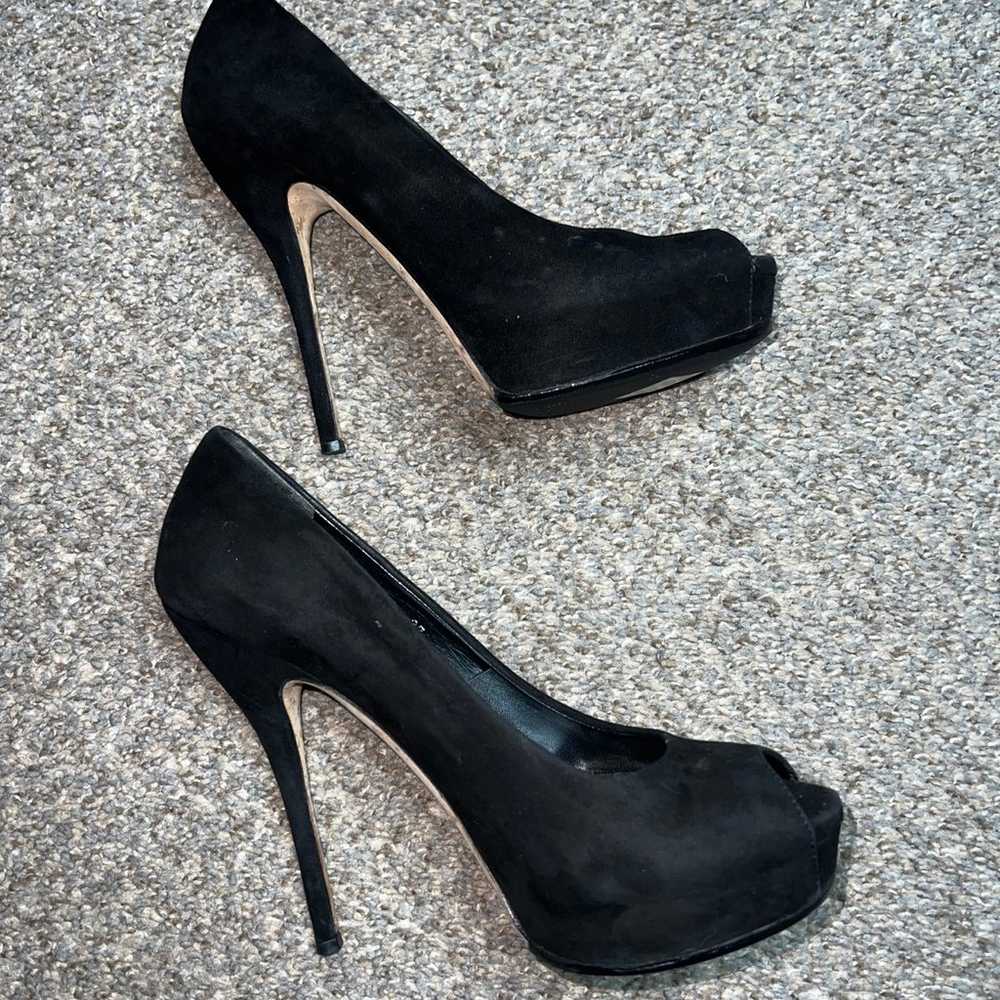 Gucci suede heels 37 - image 4