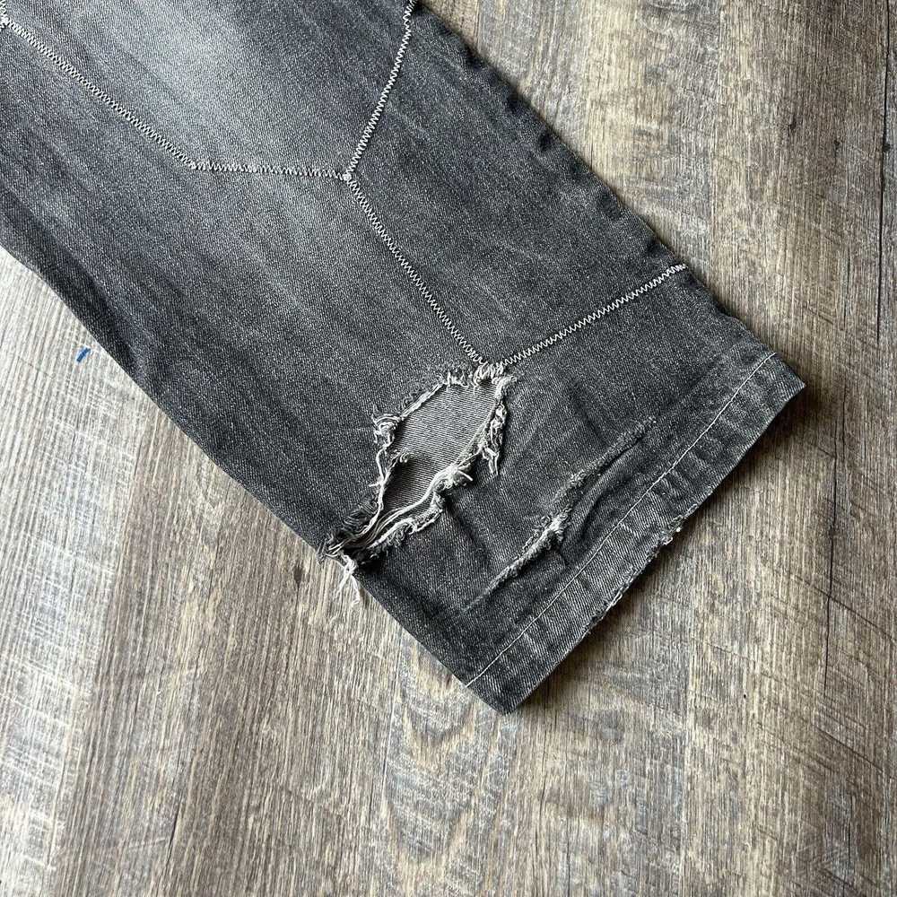 Koman VTG Koman Jeans 32x29 Wide Faded Distressed… - image 10