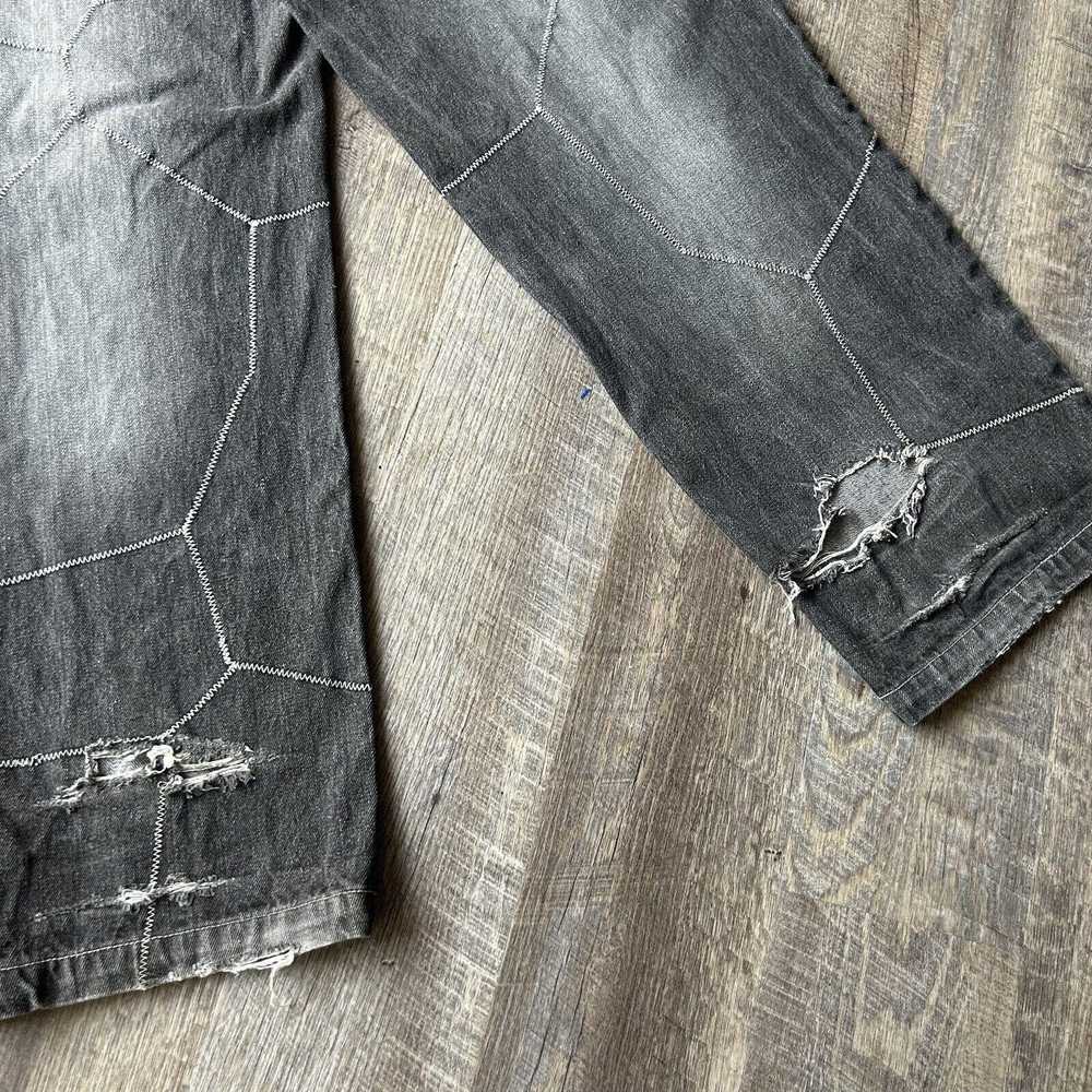 Koman VTG Koman Jeans 32x29 Wide Faded Distressed… - image 11