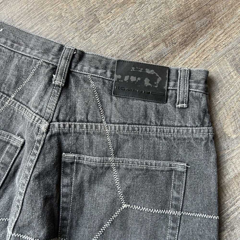Koman VTG Koman Jeans 32x29 Wide Faded Distressed… - image 12