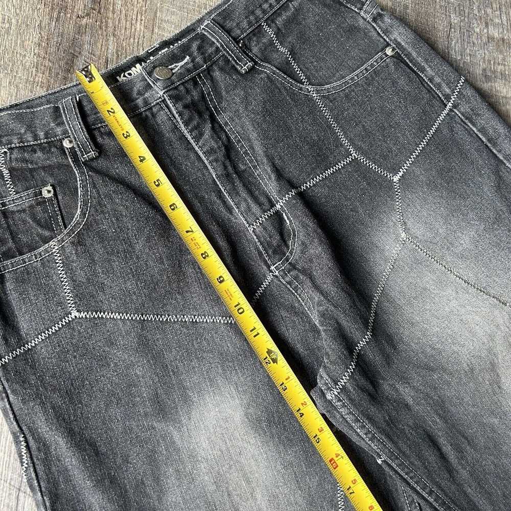 Koman VTG Koman Jeans 32x29 Wide Faded Distressed… - image 4