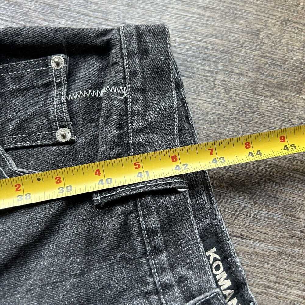 Koman VTG Koman Jeans 32x29 Wide Faded Distressed… - image 5