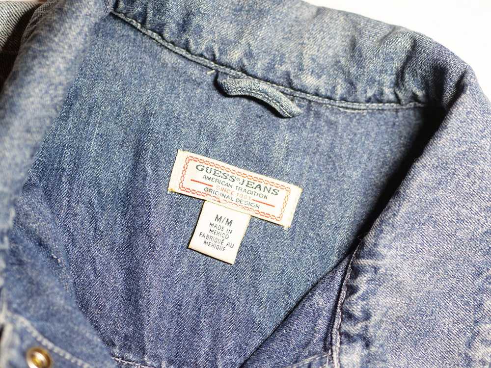 Guess × Vintage Guess Jeans vintage denim vest - image 3