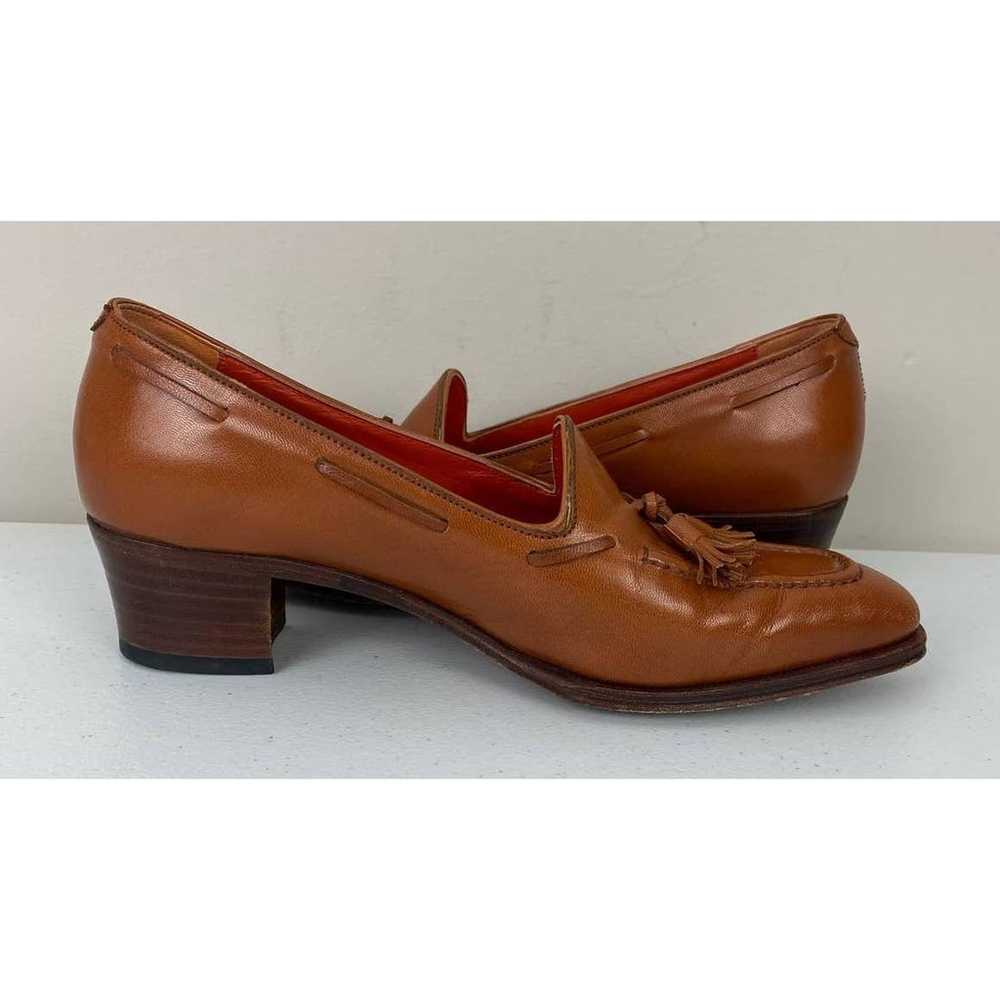 RARE Women Carmina Goodyear Spain leather heeled … - image 2