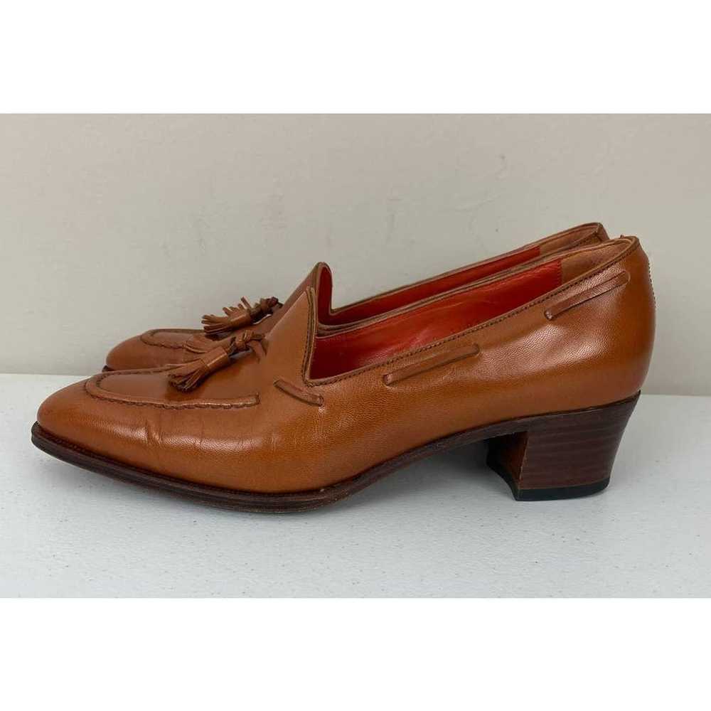 RARE Women Carmina Goodyear Spain leather heeled … - image 3