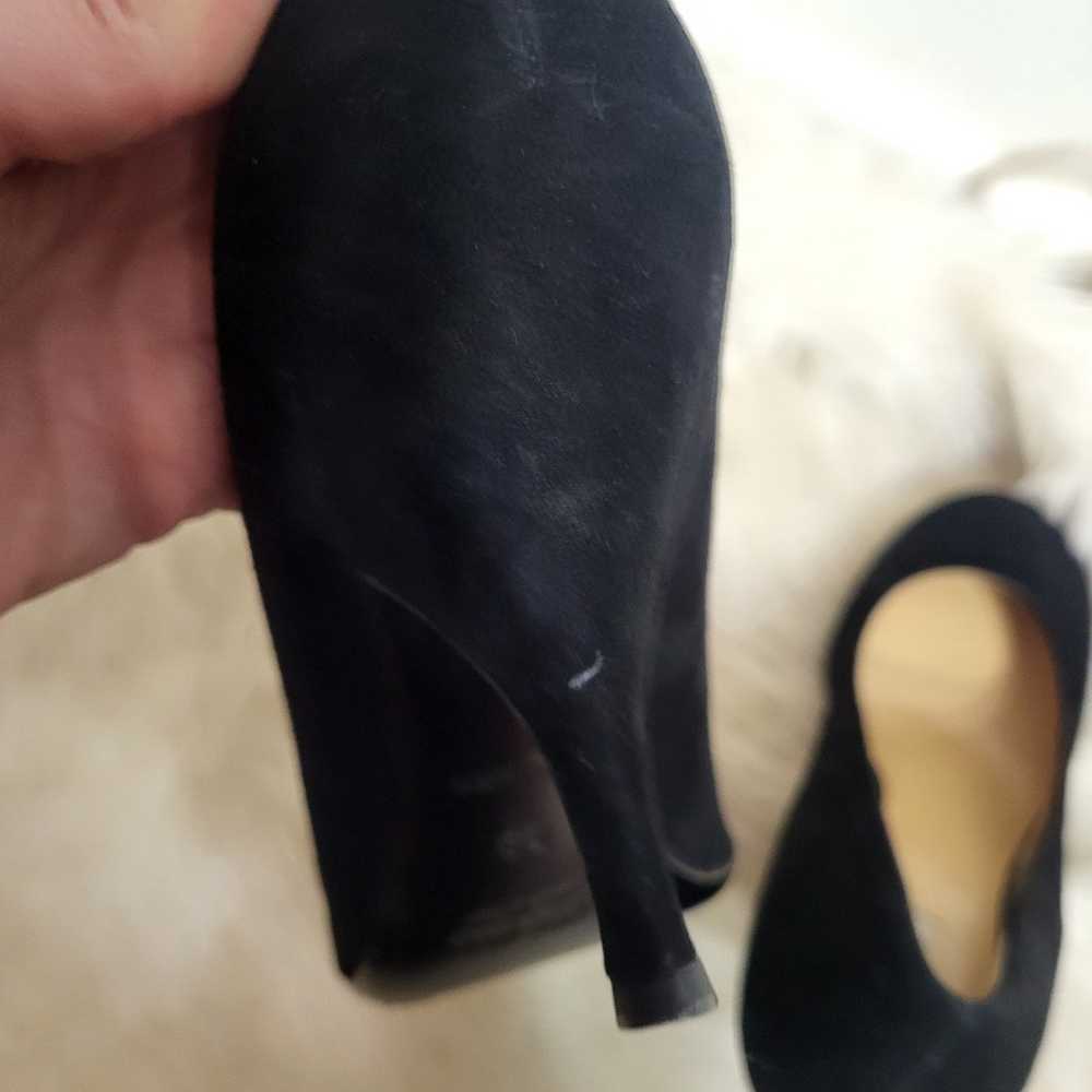 Miu Miu Black Suede Heels Sz 39/8 Made in Italy..… - image 6