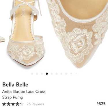 Bella belle Anita Illusion lace crossstrap pump - image 1