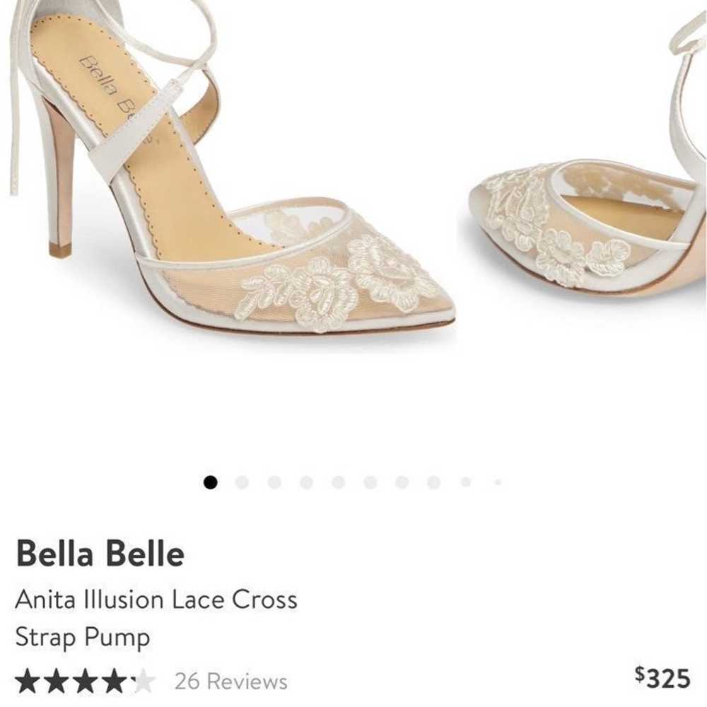 Bella belle Anita Illusion lace crossstrap pump - image 2