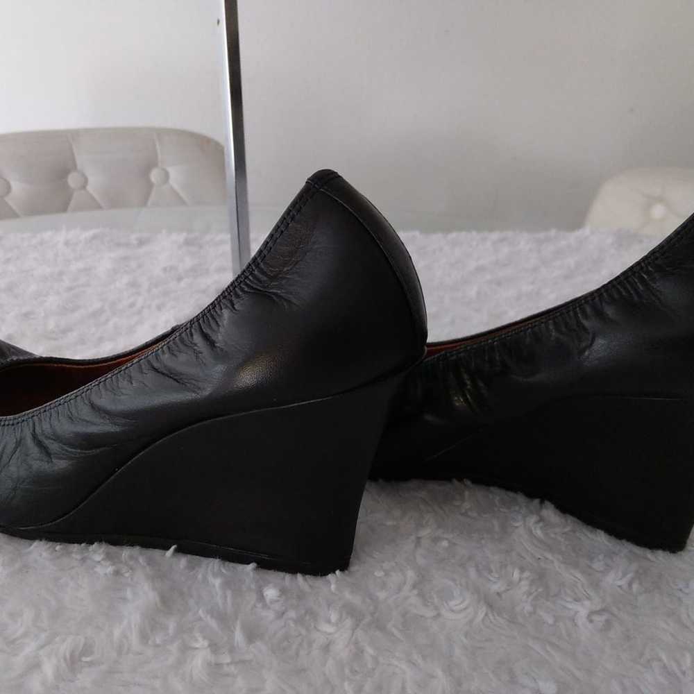 Lanvin wedge heel pumps sz 39 1/2, 8 1/2 - image 6