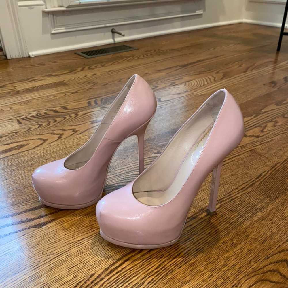 YSL patent leather pink pumps - image 2