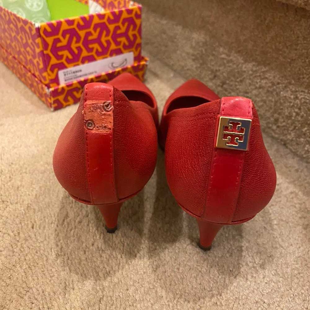 Tory Burch Red Penelope Heels - image 2