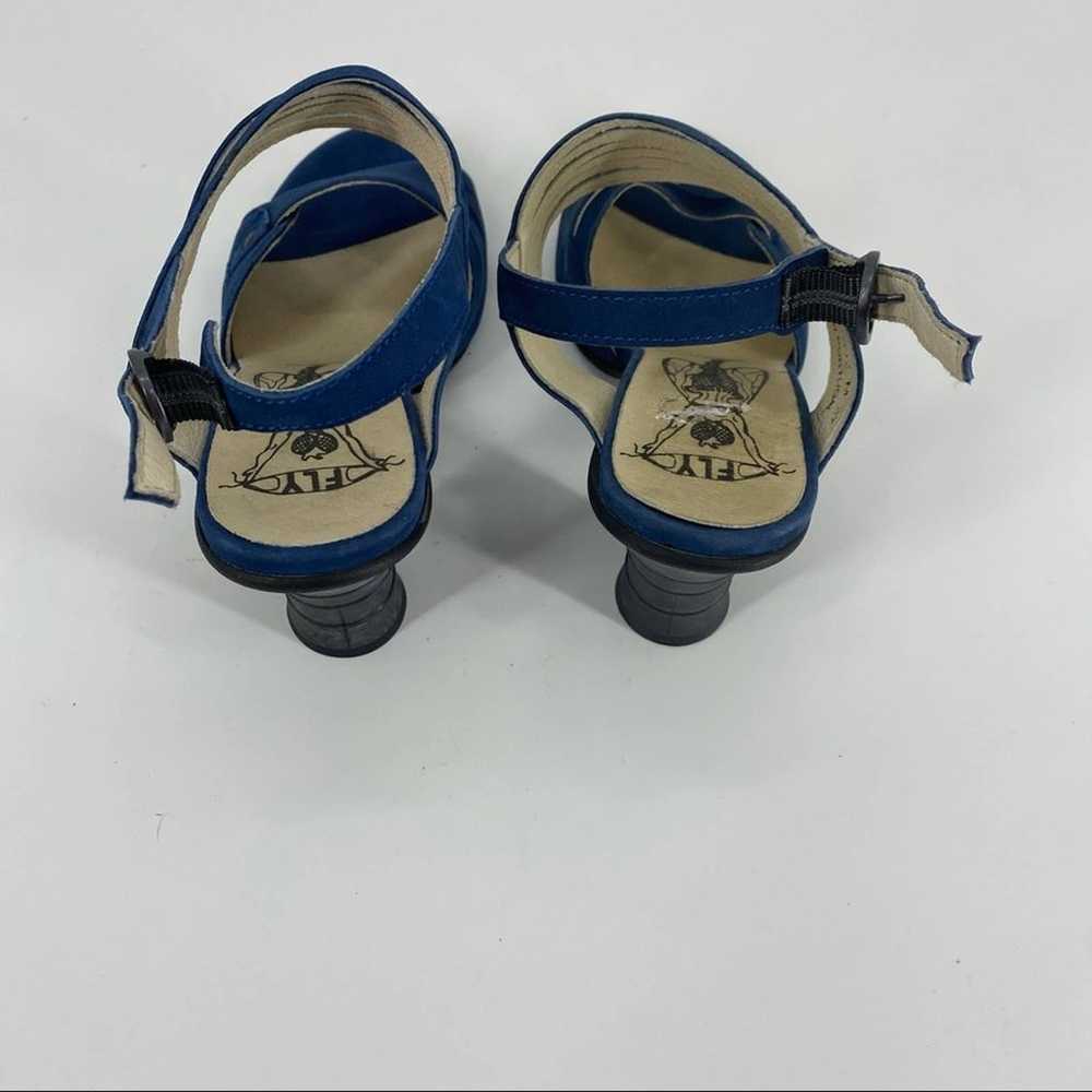 Fly London Blue Suede UniquePlatform37/7 - image 3