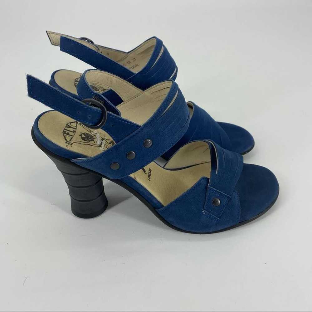 Fly London Blue Suede UniquePlatform37/7 - image 5