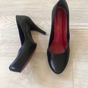 Kazar Leather Platform Heels Stilettos with Sexy … - image 1