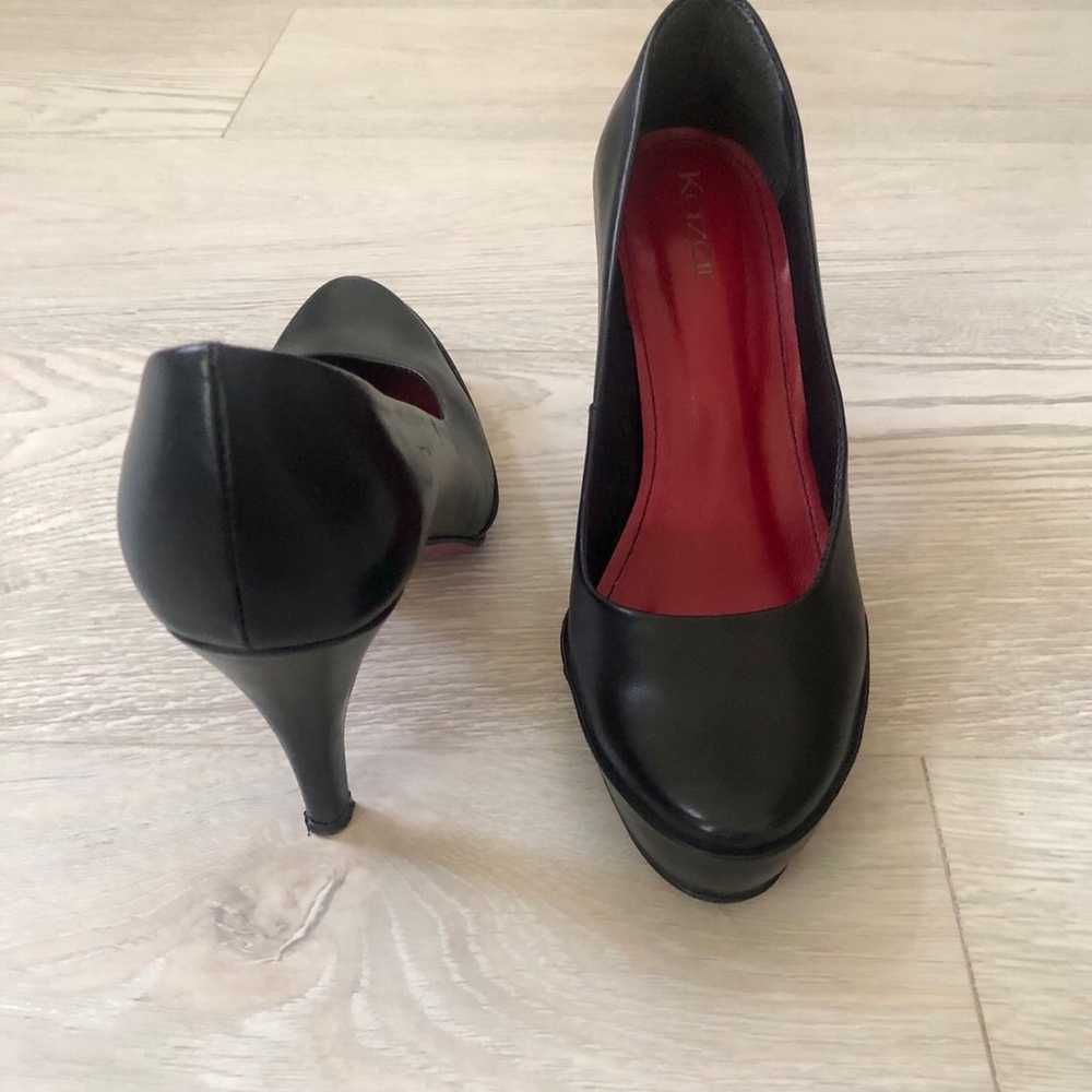 Kazar Leather Platform Heels Stilettos with Sexy … - image 4