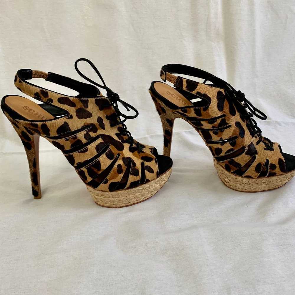 Schutz Cheetah Print Heels - image 1