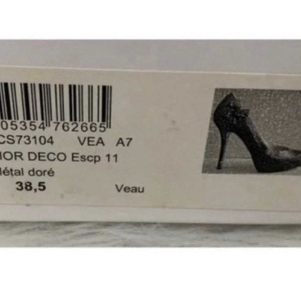 Christian Dior Heels Stiletto Authentic Suede Met… - image 11