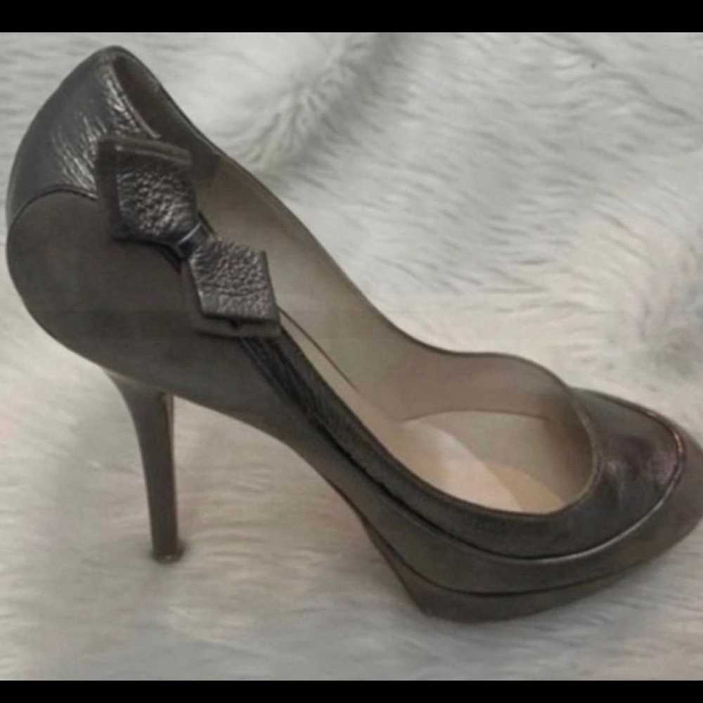 Christian Dior Heels Stiletto Authentic Suede Met… - image 5