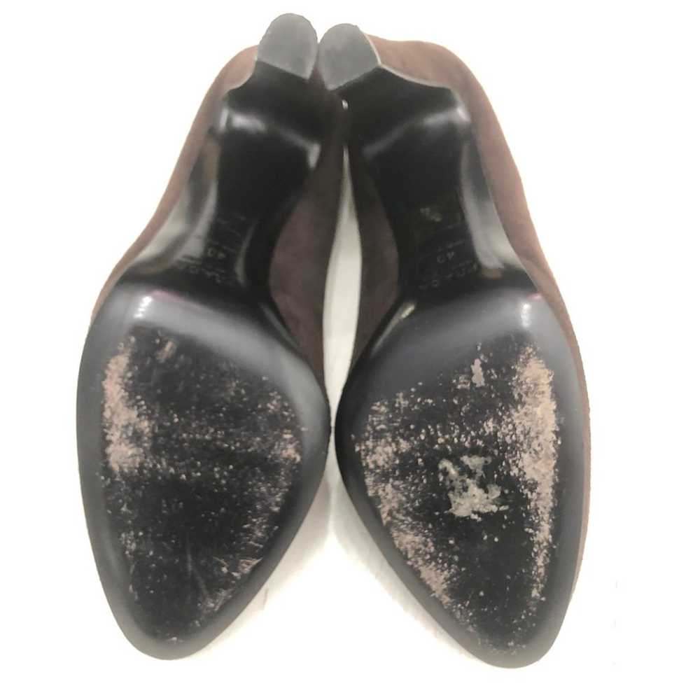 Stunning !! PRADA Brown Suede Shoes Sz 40 - image 5