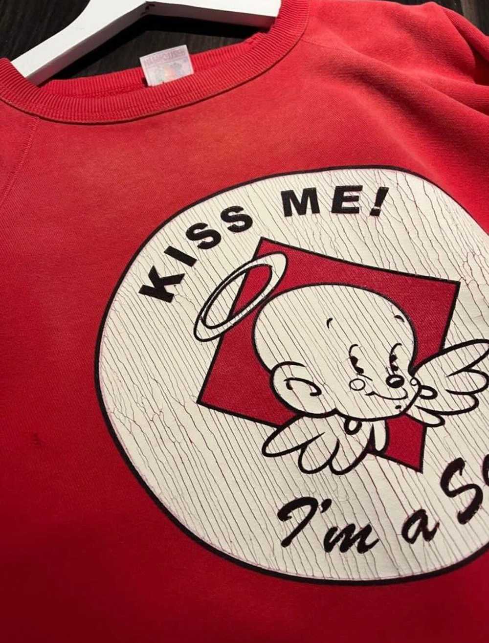 Saint Michael KISS ME IM A SAINT SWEATER - SIZE M - image 5