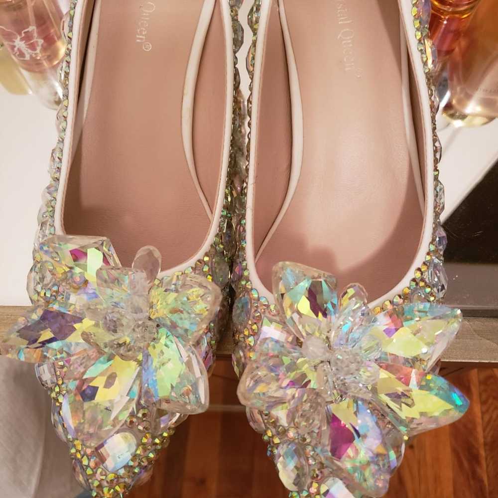 Clear Crystal Rhinestones Shoes - image 4