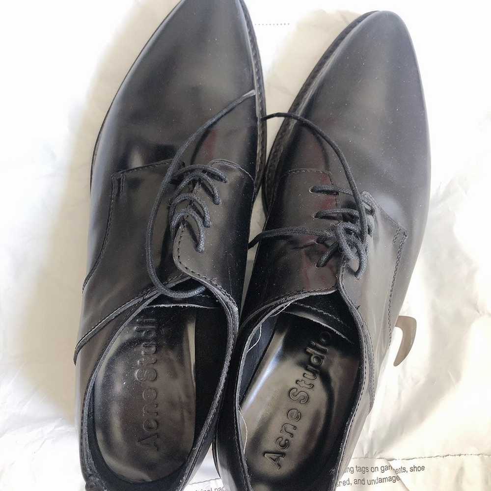 Acne Studio Snake Skin Derby Dress Shoes - image 1