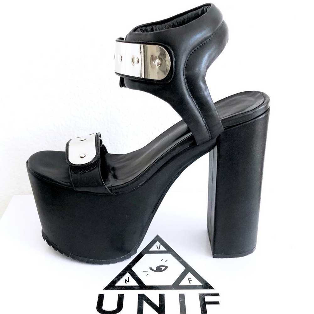 UNIF The Goner Platform Heels Sandals - image 1