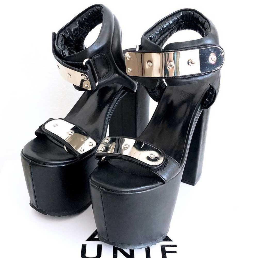UNIF The Goner Platform Heels Sandals - image 5