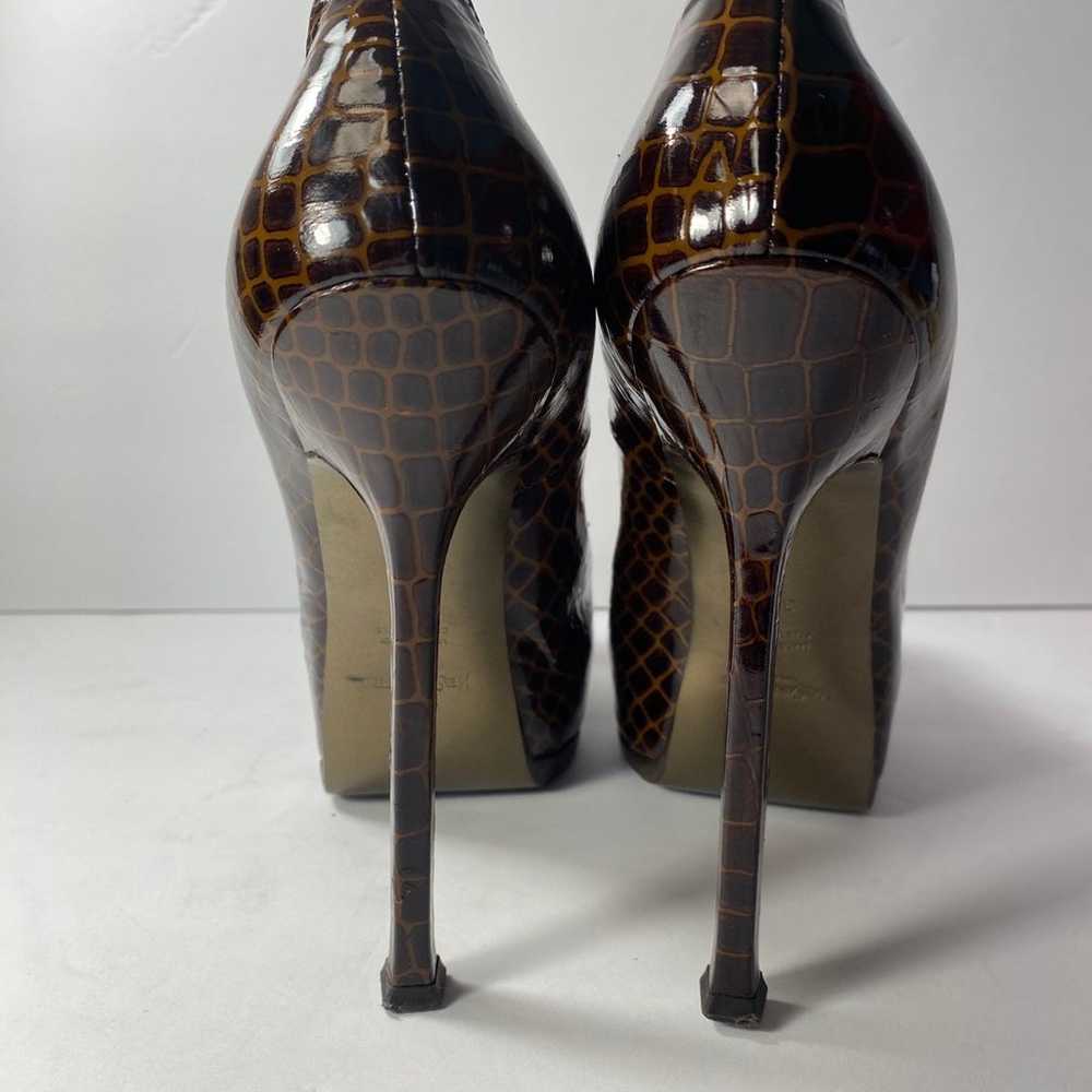 YSL Yves Saint Laurent tribtoo patent pumps heels… - image 5
