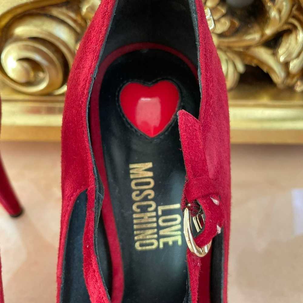 Authentic Love Moschino T Strap Pumps - Size 7 - image 4