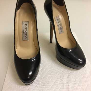 Jimmy Choo Black Patent Leather Heels - image 1