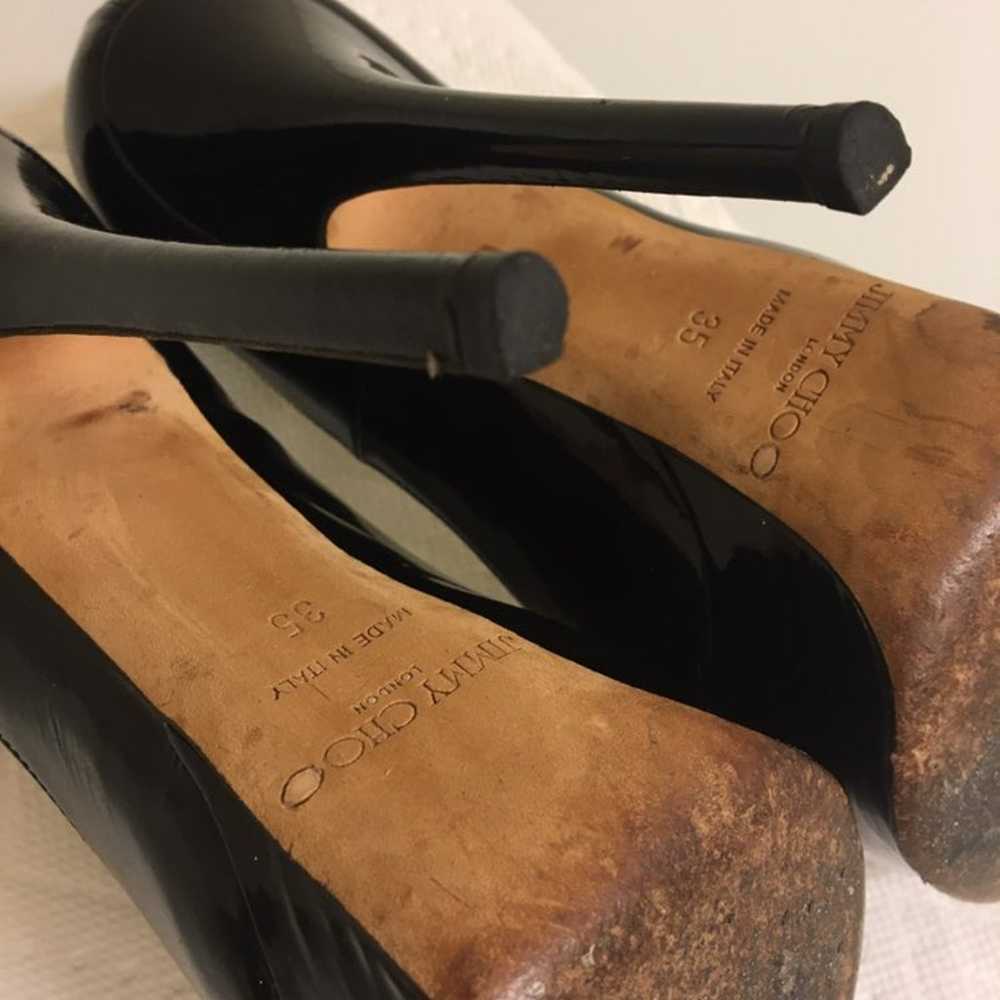 Jimmy Choo Black Patent Leather Heels - image 3