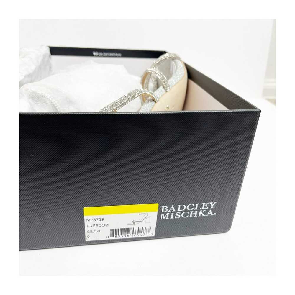 Badgley Mischka Freedom Silver Size 9 Heels - image 8
