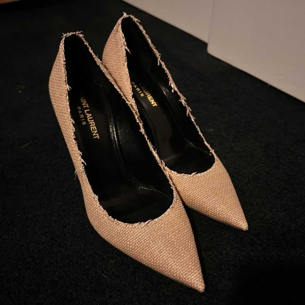 Saint Laurent Raffia Anja Heel - image 2