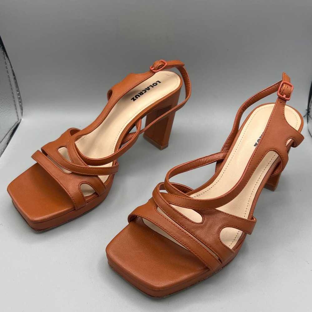 Lola Cruz sz 37 Womens Sandals Heels - image 10