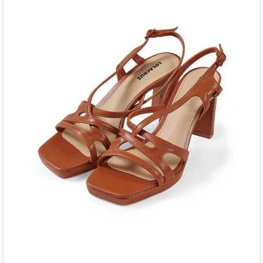 Lola Cruz sz 37 Womens Sandals Heels - image 1