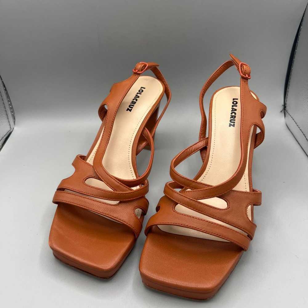 Lola Cruz sz 37 Womens Sandals Heels - image 2