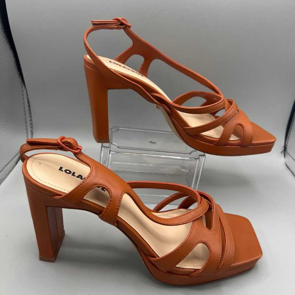 Lola Cruz sz 37 Womens Sandals Heels - image 4