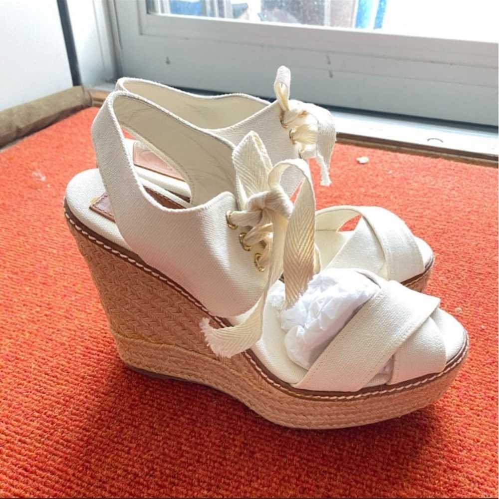 Tory Burch White Wedges - image 2