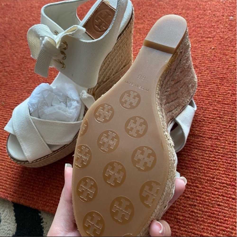 Tory Burch White Wedges - image 4