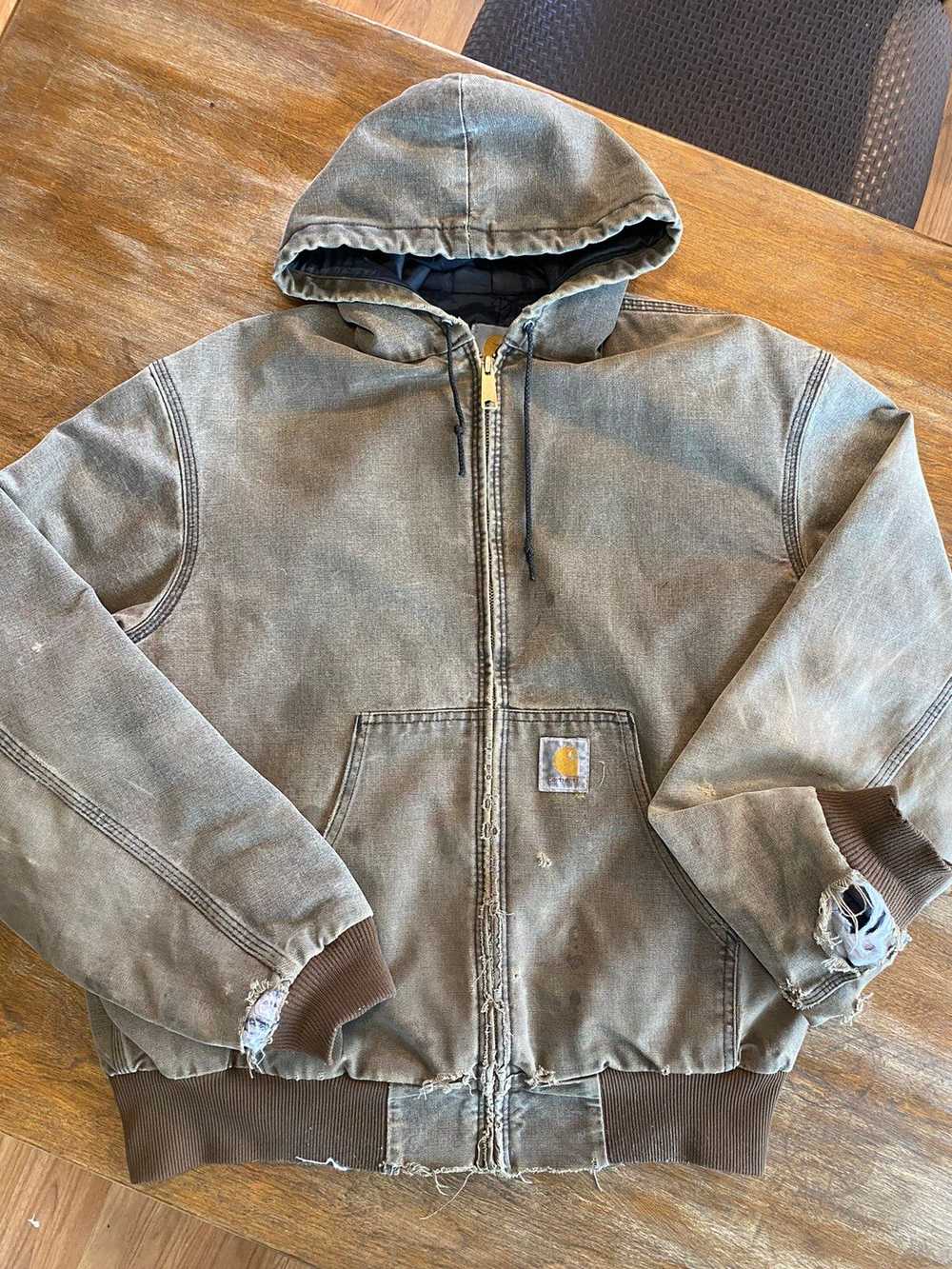 Carhartt Vintage distressed carhartt Detroit hood… - image 1