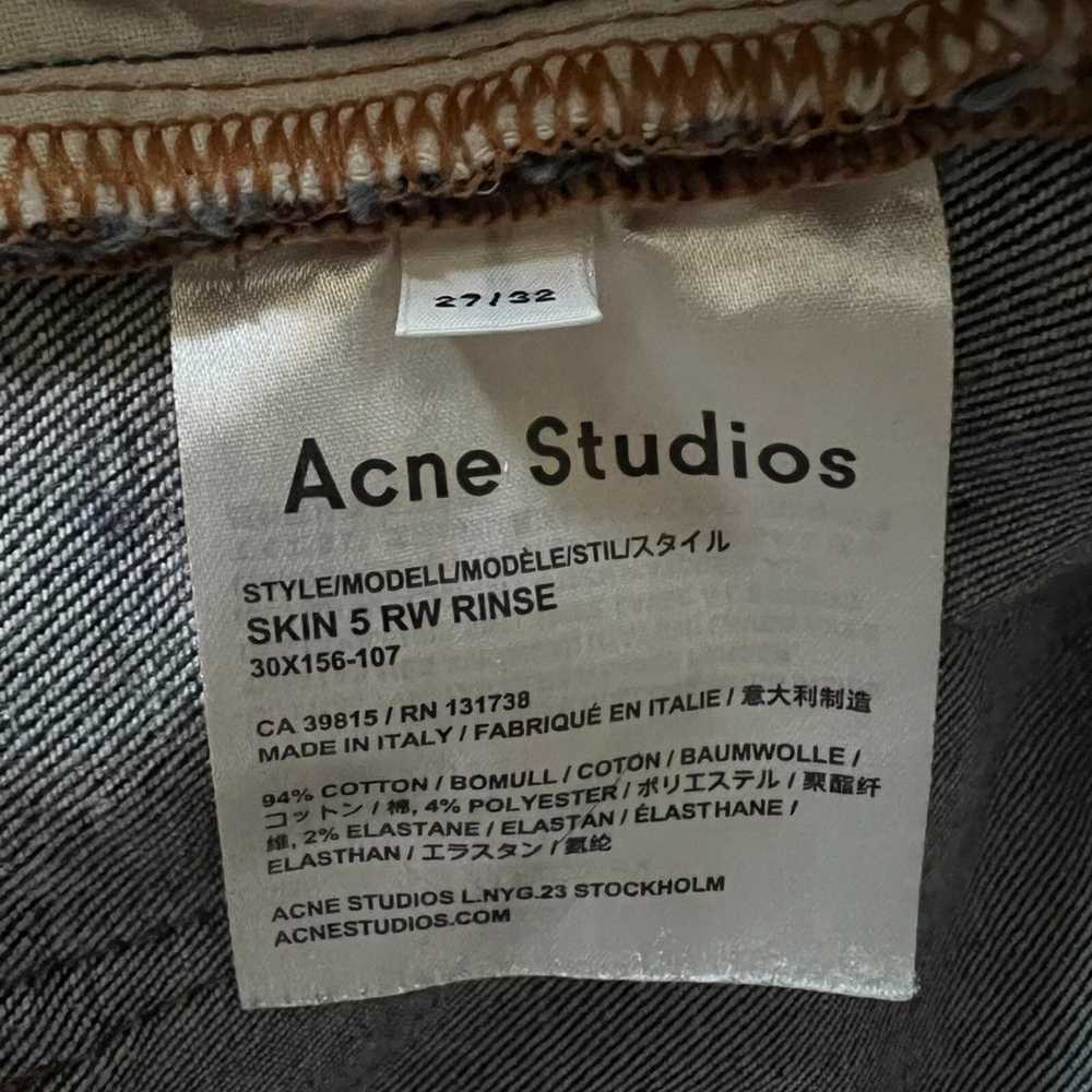 Acne Studios ACNE STUDIOS Cropped Skinny Leg Jean… - image 9