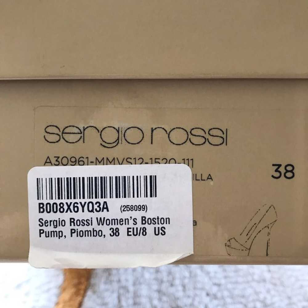 Sergio Rossi “Boston” Peep Toe Pump - image 5