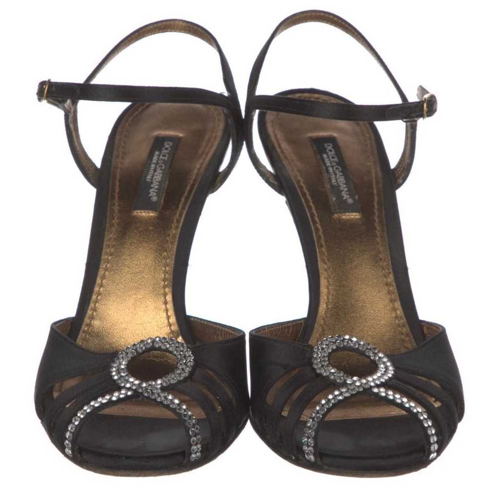 DOLCE & GABBANA Ladies Shoes Heels Size 6 Satin C… - image 3