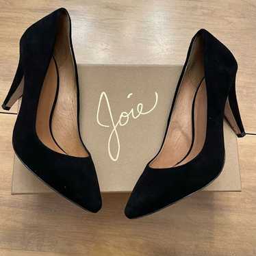 Joie Gainor Suede Pumps Size 7.5 Black Suede