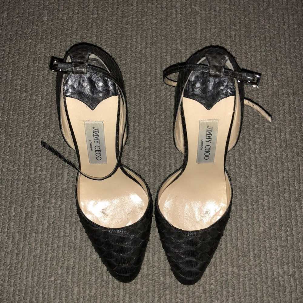 Jimmy Choo Python Pumps, Size 8 - image 5